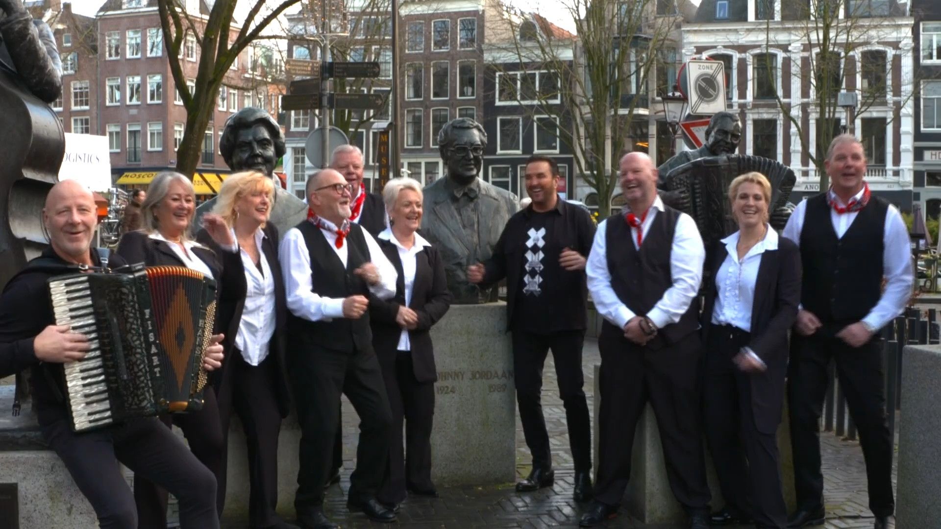 In Amsterdam background