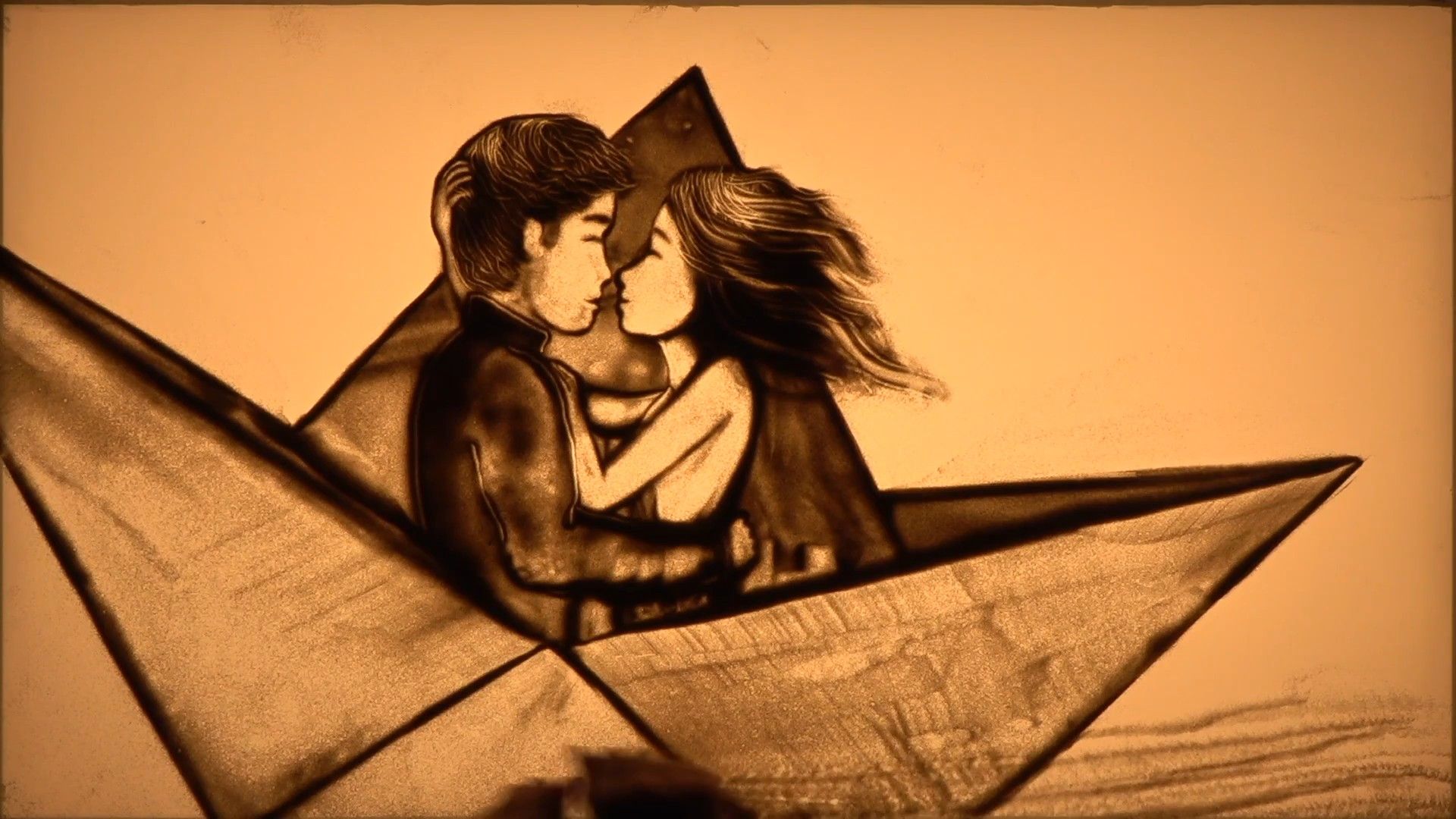 Love Is A Healing Flame (Zandvideo) background