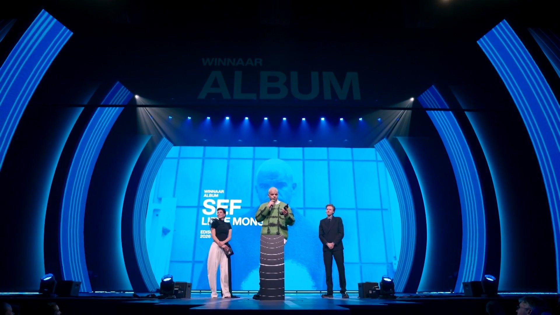 Sef - Lieve Monsters | Winnaar Album | Edisons 2026 background